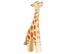 Ostheimer Giraffe Klein Kopf Hoch Holzfigur