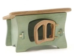 Ostheimer Hasen/Gänsestall Holzfigur