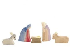 Ostheimer Hl. Familie Mini 5-tlg Holzfiguren