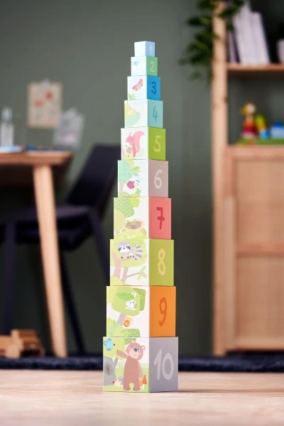 Haba Stapelwürfel Waldfreunde 4 Haba Stapelwürfel Waldfreunde – Bild 2