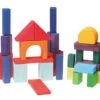 Grimms 30 Geo Bauklötze Bunt 1 Cm, 2 Cm Und 4 Cm Stärke