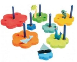 Grimms Scheibenturm Blumen, 9tlg. -Djeco Verkäufe 322 11070 b 600x600