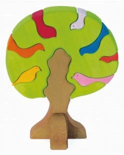 Glückskäfer Vogelbaum, 9-teilig, Bunt, Hell