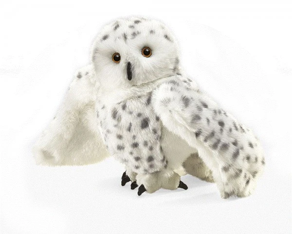 Folkmanis Handpuppe Schnee-Eule / Snowy Owl 3 Folkmanis Handpuppe Schnee-Eule / Snowy Owl