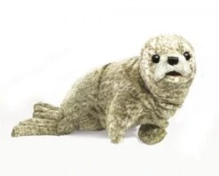 Folkmanis Handpuppe Seerobbenbaby, Silber / Harbour Seal