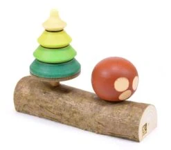 Mader Holzkreiselset Baumkreisel+Steinpilz Mit Stamm