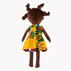 Djeco Verkäufe -Djeco Verkäufe INAMI Puppe stoffpuppe kinderpuppe biostoff kinderspielzeug 45cm inami kente kleid b 600x600