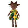 Little Ashé Stoffpuppe Inami -Djeco Verkäufe INAMI Puppe stoffpuppe kinderpuppe biostoff kinderspielzeug 45cm inami kente kleid f 600x600
