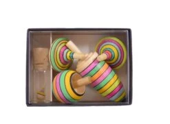 Mader Kreisel-Lernset Frühling Holzkreisel Set Aus Der Kreiselmanufaktur