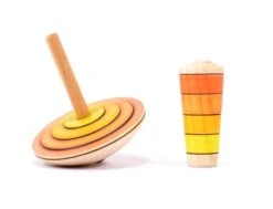 Mader Schnurkreisel My First Top Mit Starter Holzkreisel Aus Der Kreiselmanufaktur -Djeco Verkäufe MyFirstTop orange 600x600