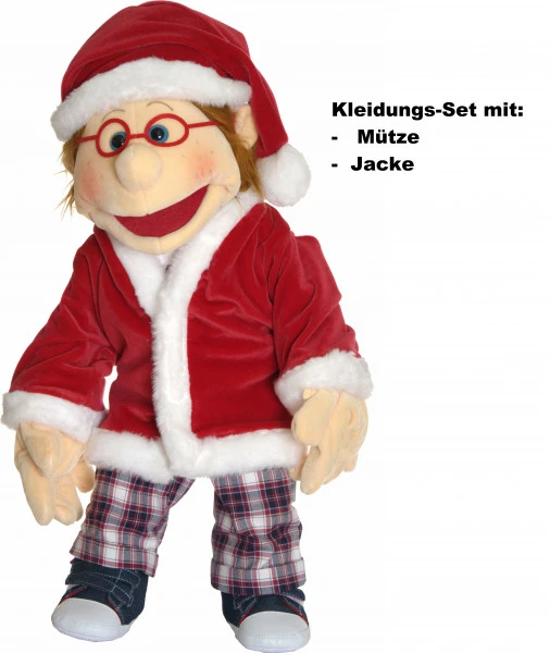 Living Puppets Weihnachtsmann Kleidung (2teilig) 65cm 3 Living Puppets Weihnachtsmann Kleidung (2teilig) 65cm