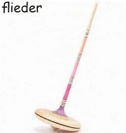 Mader Holzkreisel Ara Gestreift Flieder